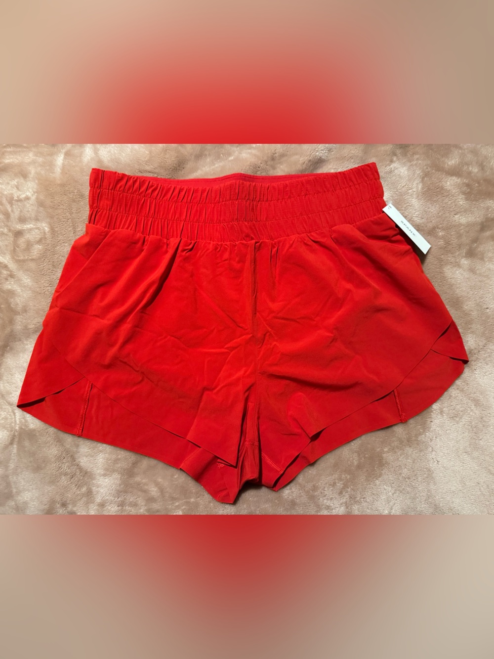 SPANX Red Athletic Shorts